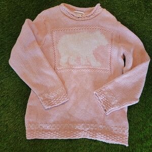 Parkhurst Pink Sweater with Bear Design S/P